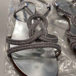 Vince Camuto silver sandals size 9